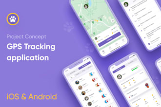 develop ai powered gps tracking app, live location sharing app, car tracking app