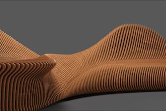 create parametric wall panels and furniture designs for cnc and laser cutting