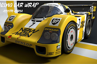 design custom car livery, car wrap, assetto corsa skins for gta v, fivem racing