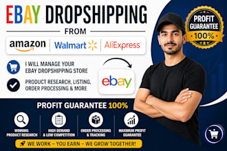 be your ebay virtual assistant dropshipping in USA UK and germany
