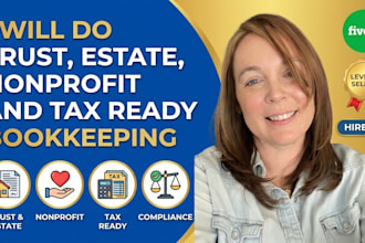 do trust, estate, nonprofit and tax ready bookkeeping