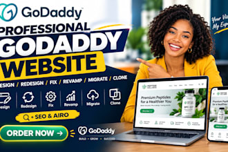 godaddy ecommerce fix clone migrate revamp godaddy website godaddy seo airo hvac
