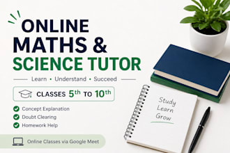 teach maths and science for school students online