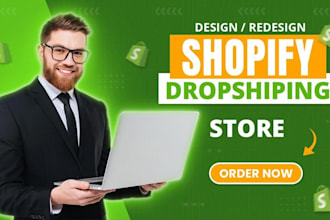 build a shopify dropshipping store with winning products