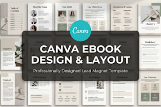 canva ebook canva ebook design lead magnet ebook formatting canva book design