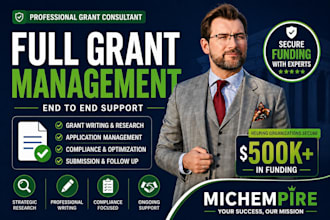 manage your grant application process and submission professionally