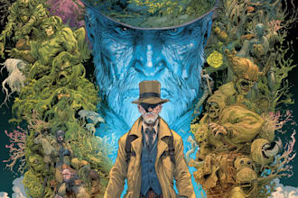 draw a cover art or comic cover art