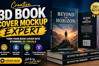 creative 3d book cover mockup expert