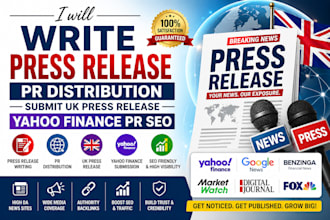 write press release pr distribution submit uk press release yahoo finance pr seo