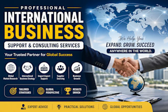 provide expert international business support and  global consulting services