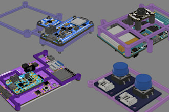 create pcb enclosure for circuit boards, devices and 3d printable cases