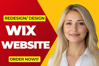 fix wix website, redesign wix website, wix online store, wix website redesign