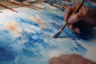 paint watercolor illustration and watercolor art