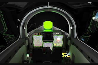 develop, animate and integrate dcs world aircraft and cockpit systems