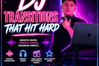 create smooth dj transitions or mashups for your tiktok or videos