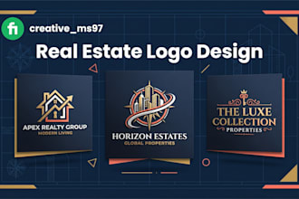 design a professional real estate logo