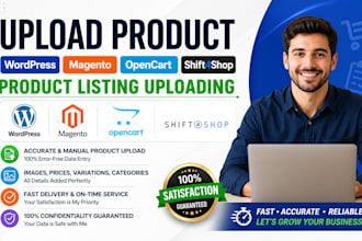 upload product mercari wordpress magento shift4shop product listing uploading