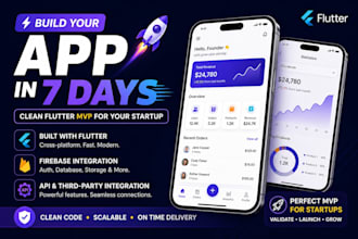build a clean flutter mvp for your startup in 7 days