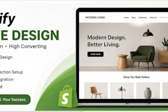 design shopify website for your business