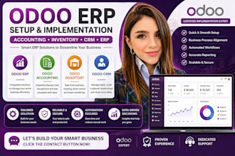 setup odoo erp odoo accounting odoo inventory odoo CRM implementation