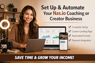 set up and automate your nasio coaching or creator business