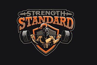 create modern physical fitness, bodybuilding, gym, yoga logo