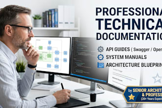 write professional documentation, API guides, and  manuals