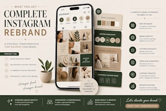 redesign your instagram feed and create a premium brand aesthetic
