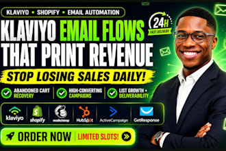 klaviyo email marketing flows deliverability list growth ab testing campaign