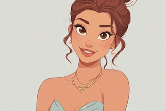 draw disney cartoon illustration