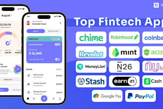 develop ai personal finance app, budgeting app, fintech app, payment app loan ap