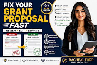 review and rewrite your grant proposal for better approval