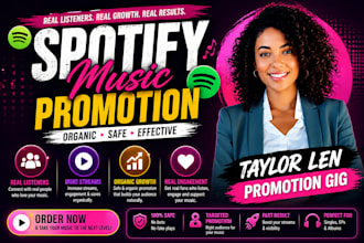 do spotify music promotion and increase your spotify audience