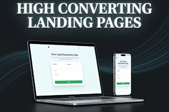 build a high converting landing page for lead generation