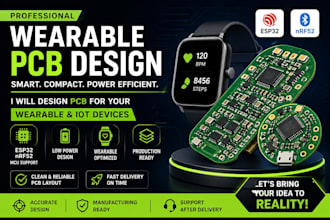 design wearable pcb for your fitness tracker using esp32 nrf52 ble