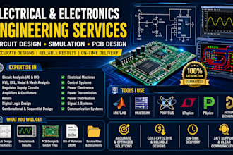 do electrical and electronics engineering circuit design and pcb design project