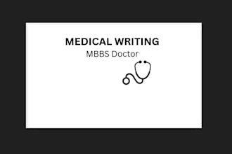 do medical writing and health content