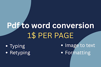 convert pdf to word or to an editable document