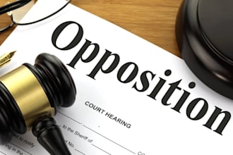 draft answer notice of opposition for your opposition party