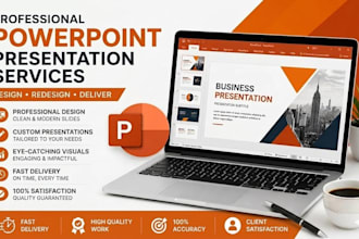 create modern powerpoint slides and pitch decks