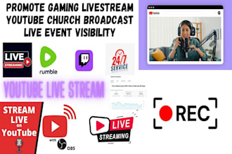 promote youtube live stream twitch video promotion channel monetization