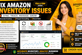 resolve amazon inventory problems fba stock sync and tracking error