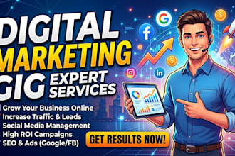 be your overall digital marketing manager, SEO, SMM, and SEM