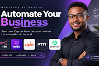 do workflow automation, zapier, make com, n8n, IFTTT, pipedream, API,gohighlevel