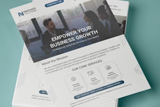 design modern corporate flyer or business flyer