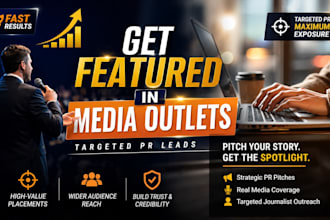 public relations PR campaign press release writing  distribution media digital