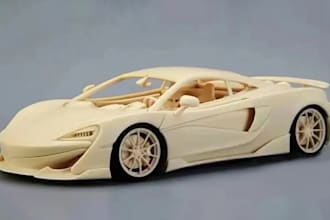 3d print and ship a custom model of your car