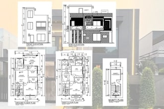 do professional autocad 2d drafting, floor plans and drawings