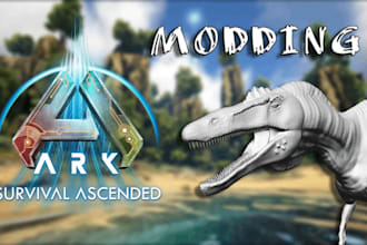 create game modder, ark survival ascended mod, unreal engine game 4, 5 mod