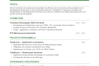 rediger votre CV et ou lettre de motivation